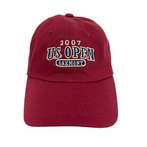 US Open 2007 Oakmont Golf Hat Maroon Adjustable Strap Back Imperial Baseball Cap